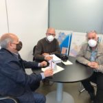 Alejandro Garcia i Salvador Gimenez amb Manuel Aldeguer