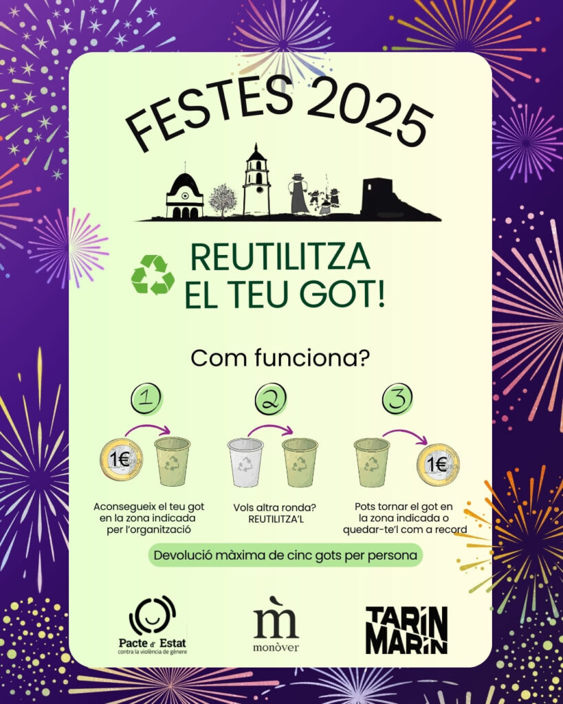 vasos reutilizables 2025