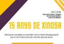 Xinosa celebra su XV Aniversario