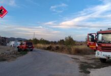 Un incendio de cultivos moviliza a los bomberos en Casas del Señor